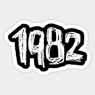 Year 1982, Born in 1982 Sticker